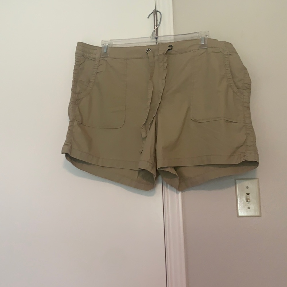 Casual Women's Drawstring Khaki Shorts